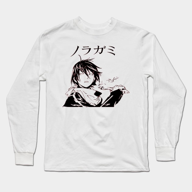 Noragami Yato Long Sleeve T-Shirt by OtakuPapercraft